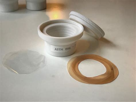 water vapor permeability test cup importer|astm e96 dry cup.